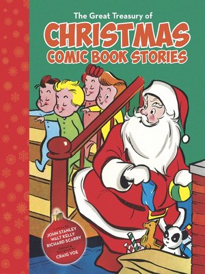 cover image of The Great Treasury of Christmas Comic Book Stories